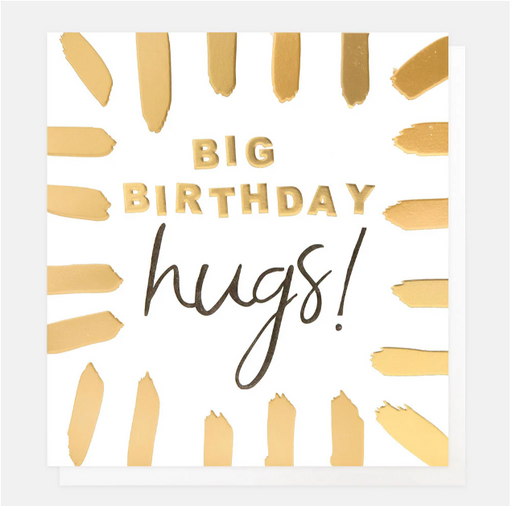 Greeting Card - Born 2 Shine Big Birthday Hugs