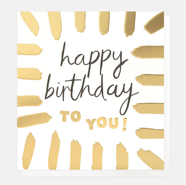Greeting Card - Born 2 Shine Happy Birthday To U