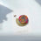 Snail Ikat Brooch