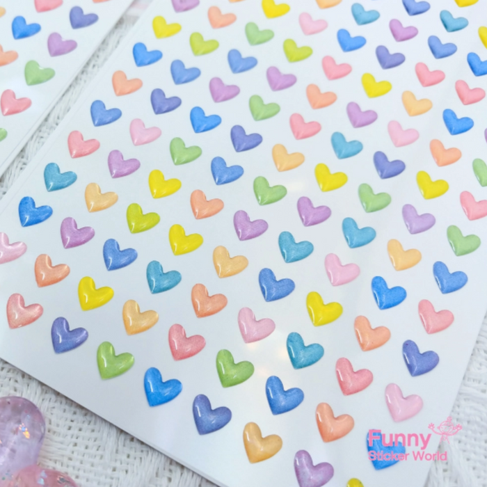 Sticker - Color Heart-Small