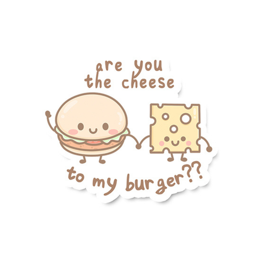 Sticker Flake - Fast Love Cheeseburger