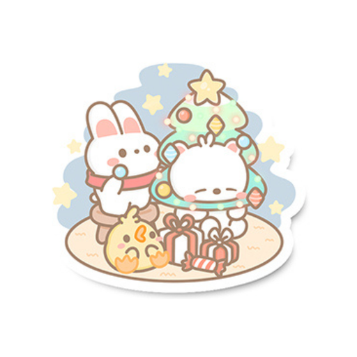 Sticker Flake - Festive Tree Deco
