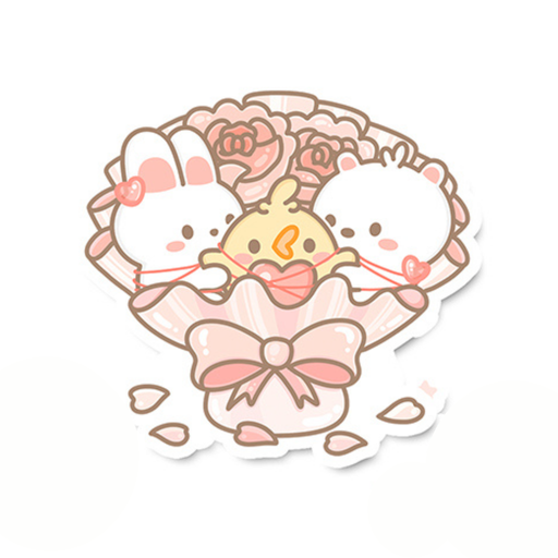 Sticker Flake - Hug Bouquet