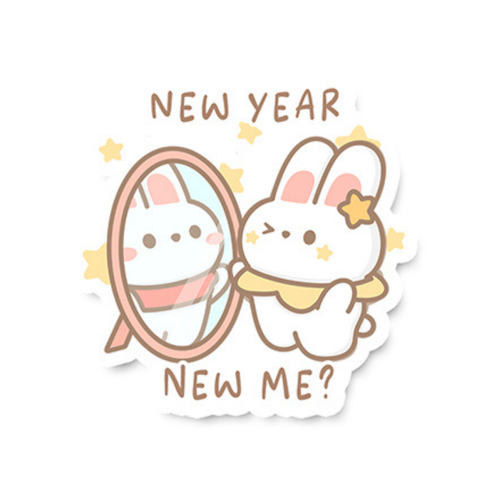 Sticker Flake - New Year New Me
