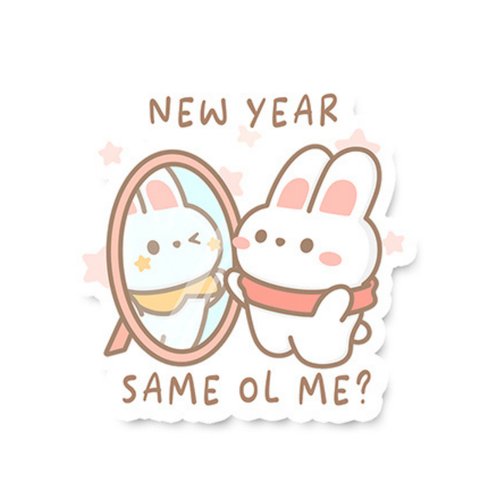 Sticker Flake - New Year Same Ol Me