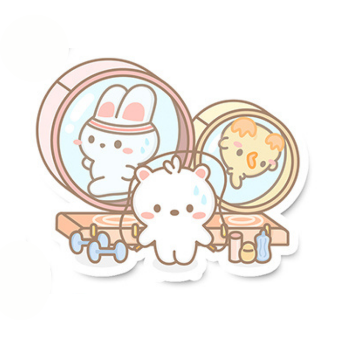 Sticker Flake - Workout Trio
