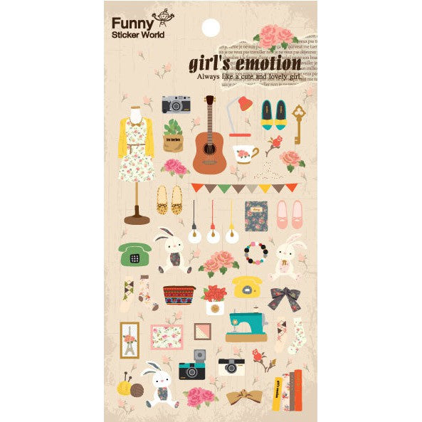 Sticker - Girl's Emotion