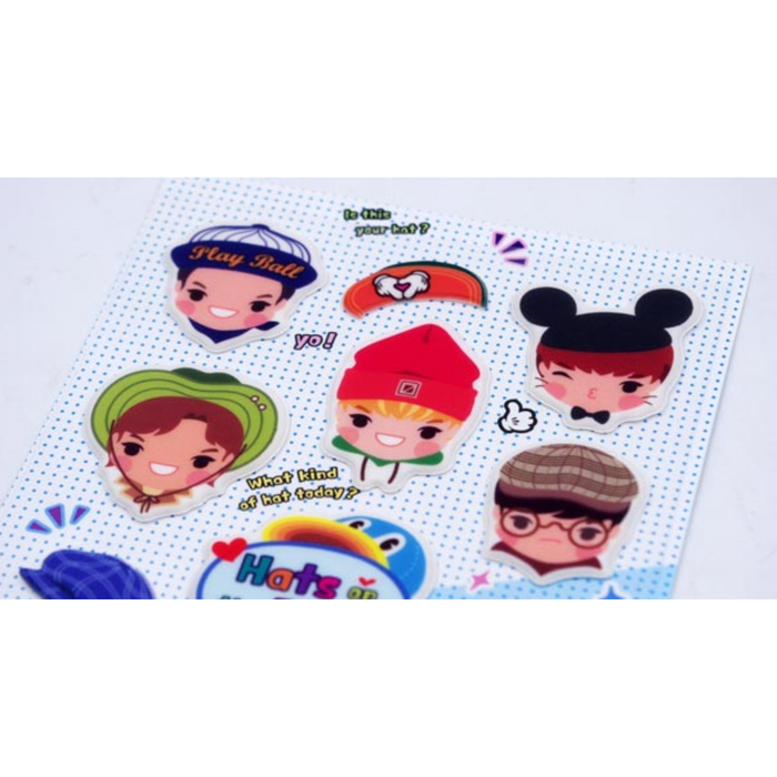 Sticker - Hats On The Boys