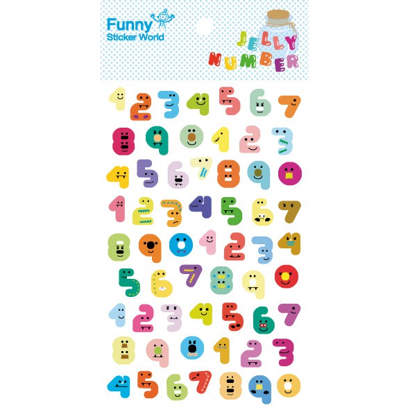 Sticker - Jelly Number