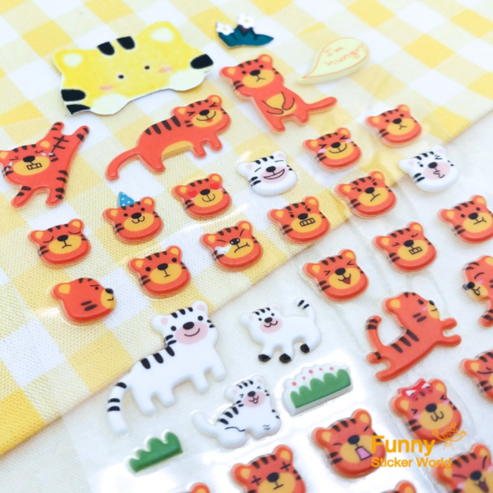 Sticker - Six Tigers