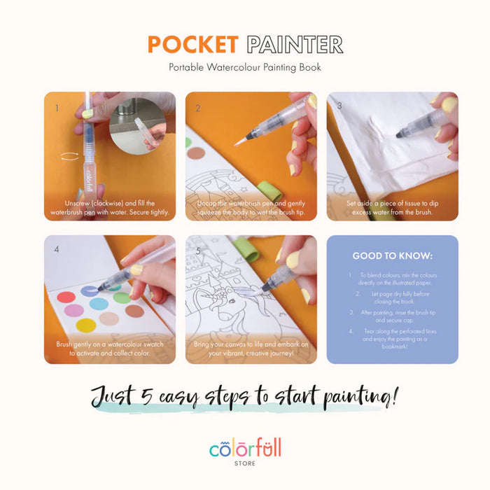 Unicorn Dreams Pocket Painter (Ages 3-99)