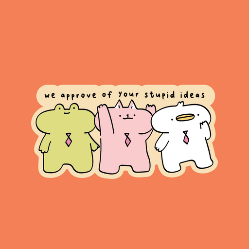 We Approve Sticker (Vinyl)