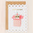 Greeting Card - Broderie Birthday Tabby Cat
