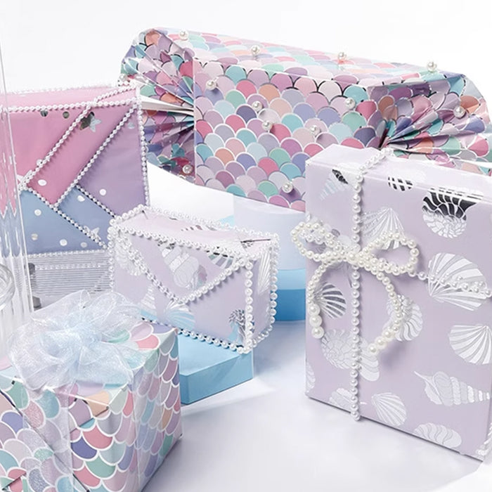 Gift Wrapping Paper Roll - 3M Silver Stars