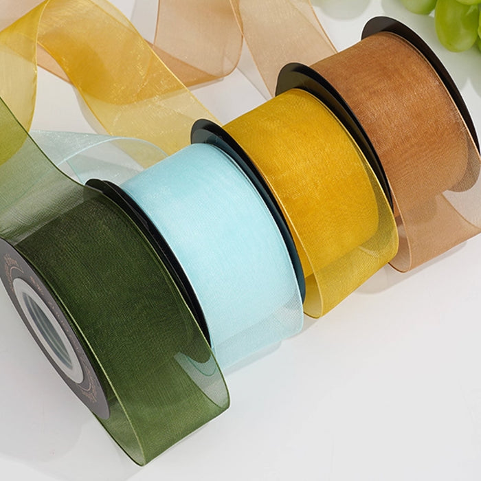 Gift Wrapping Organza Ribbon Thick - Purple