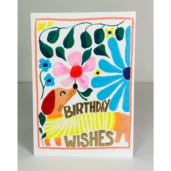 Greeting Card - PS Matisse Birthday Dog