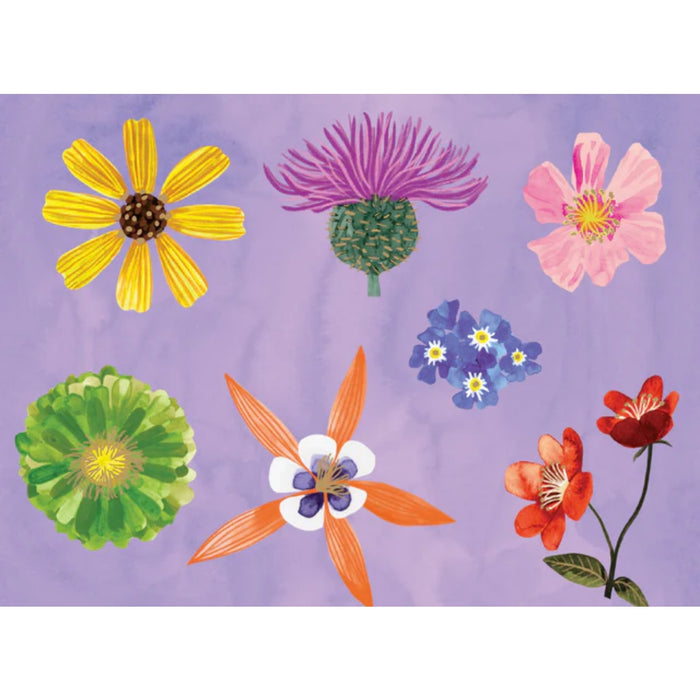 Lux Notecard Box Floral Supernova