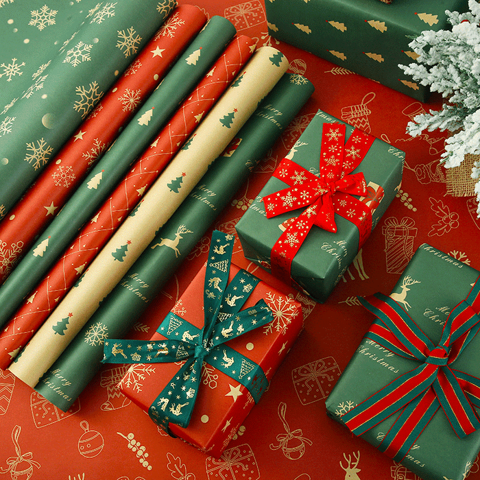 Gift Wrapping Ribbon Thin - Light Gold